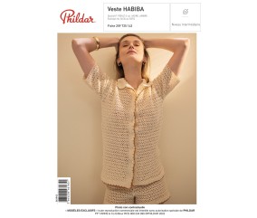 E-MODELE FEMME - VESTE HABIBA - PHILDAR