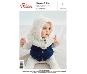 E-MODELE BEBE - CAGOULE NONA - PHILDAR