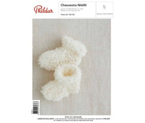 E-MODELE BEBE - CHAUSSONS NAAN - PHILDAR