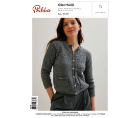 E-MODELE FEMME - GILET MAUD - PHILDAR