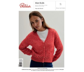 E-MODELE FEMME - GILET OLGA - PHILDAR