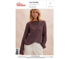 Patron Pull SIXTINE au crochet