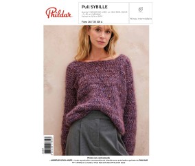Patron Pull SYBILLE au crochet
