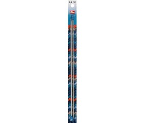 Lot de 2 Aiguilles à tricoter à boule en aluminium gris 30 cm N°2 à 7 – Prym - 3
