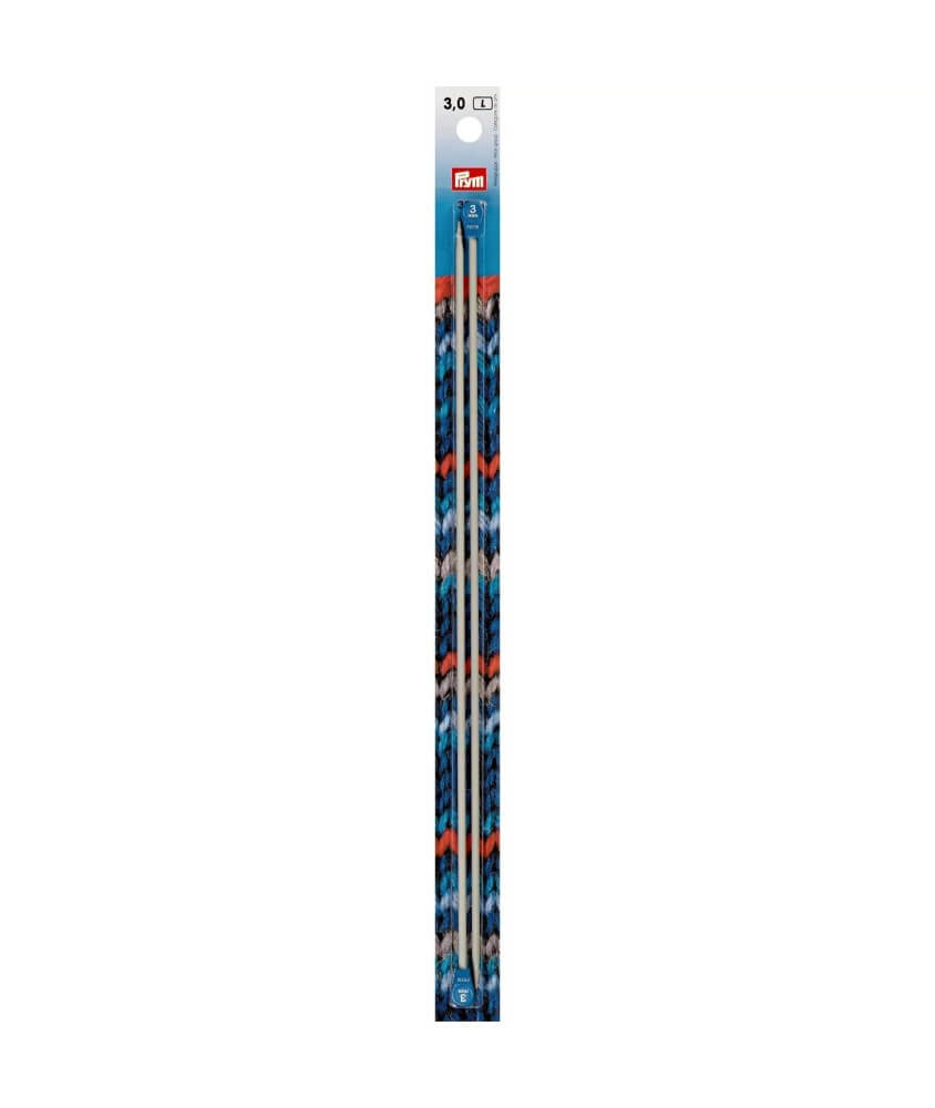 Lot de 2 Aiguilles à tricoter à boule en aluminium gris 30 cm N°2 à 7 – Prym - 3