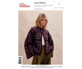 Patron Veste MÉZAN au crochet