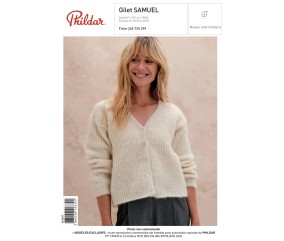 Patron Gilet SAMUEL au crochet