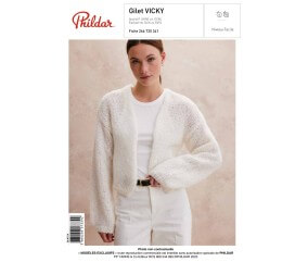 E-modèle Gilet VICKY Phildar