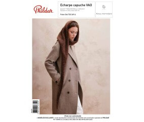 E-modèle Echarpe capuche VAO Phildar