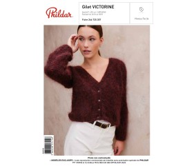 E-modèle Gilet VICTORINE Phildar