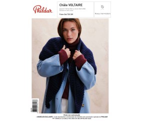 E-modèle Châle VOLTAIRE Phildar