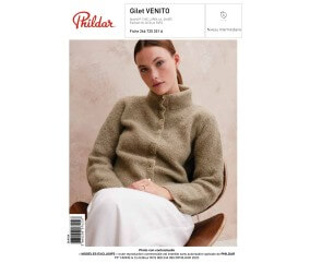E-modèle Gilet VENITO Phildar
