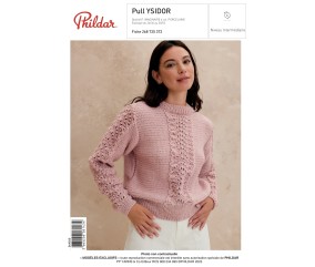 E-modèle Pull YSIDOR au crochet Phildar