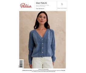 E-modèle Gilet YSALIS Phildar