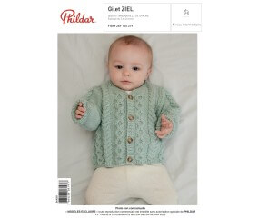 E-modèle Gilet ZIEL Phildar