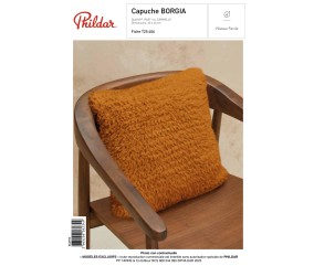 E-modèle Capuche BORGIA au crochet Phildar