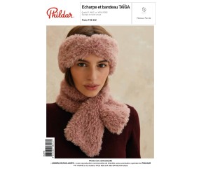E-modèle Echarpe et bandeau TAÏGA Phildar