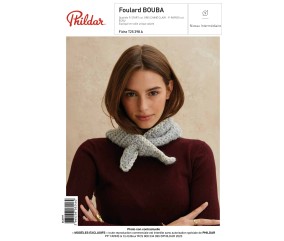 E-modèle Foulard BOUBA au crochet Phildar