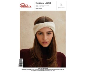 E-modèle Headband LOUISE au crochet Phildar