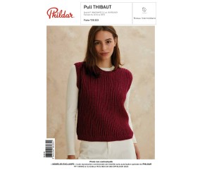 E-modèle Pull THIBAUT Phildar