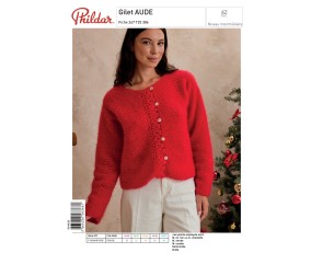 E-modèle Gilet AUDE au crochet Phildar