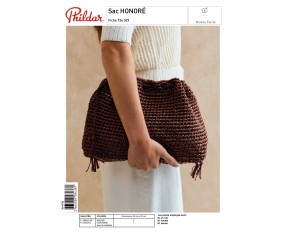 E-modèle Sac HONORÉ au crochet Phildar