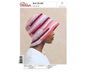 E-modèle Bob CÉLINE au crochet Phildar