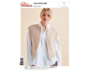 E-modèle Gilet MAYLINE Phildar
