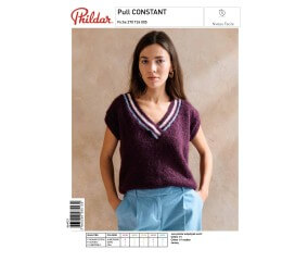 E-modèle Pull CONSTANT Phildar