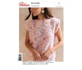 E-modèle Pull CLÉA Phildar