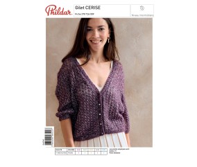 E-modèle Gilet CERISE Phildar