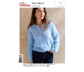 E-modèle Gilet CYBILLE Phildar