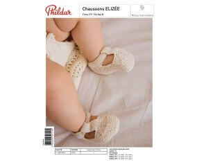 E-modèle Chaussons ELIZÉE Phildar