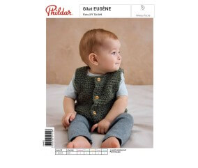E-modèle Gilet EUGÈNE Phildar