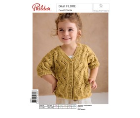 E-modèle Gilet FLORE Phildar