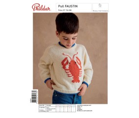 E-modèle Pull FAUSTIN Phildar