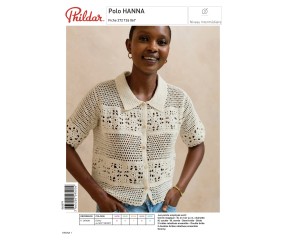E-modèle Polo HANNA au crochet Phildar