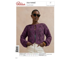 Patron Gilet HANAÉ au crochet