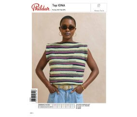 E-modèle Top IONA au crochet Phildar
