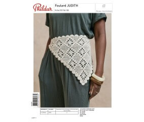 E-modèle Foulard JUDITH au crochet Phildar