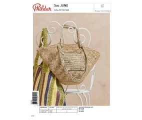 E-modèle Sac JUNE au crochet Phildar