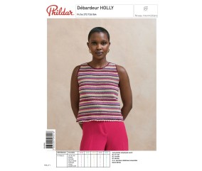 E-modèle Débardeur HOLLY au crochet Phildar