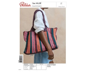 E-modèle Sac HILOÉ au crochet Phildar