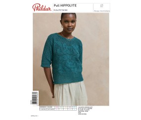 E-modèle Pull HIPPOLYTE au crochet Phildar