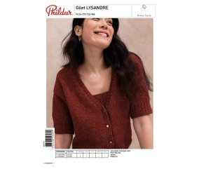 E-modèle Gilet LYSANDRE Phildar