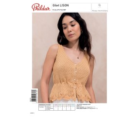 E-modèle Gilet LISON Phildar