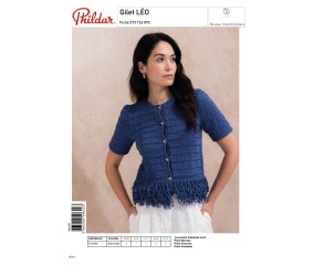 E-modèle Gilet LÉO Phildar