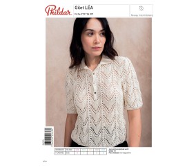 E-modèle Gilet LÉA Phildar