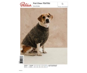 E-modèle Pull Chien TOUTOU Phildar