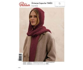 E-modèle Écharpe Capuche TIMÉO Phildar